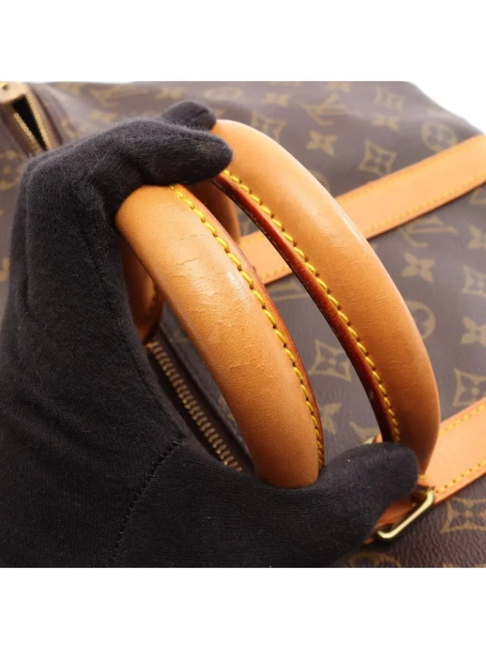 Louis Vuitton Boston Bag Keepall 45 Monogram Canvas Leather
